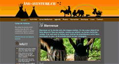 Desktop Screenshot of ane-aventure.ch